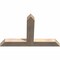 Ekena Millwork Portland Smooth Timber Gable Bracket, Douglas Fir, 48"W x 32"H x 3 1/2"D x 5 1/2"F, 16/12 Pitch GBW048X32X0406POR00SDF - alternate 3